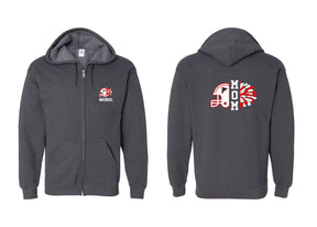 Falcons Cheer Zip up Sweatshirt Design 2
