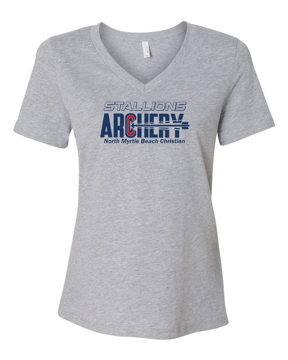 NMB Christian Archery V-neck T-Shirt Design 1