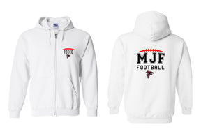 Falcons Football Zip up Sweatshirt Design 4