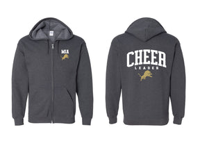 Pope John Cheer Design 3 Zip up Sweatshirt