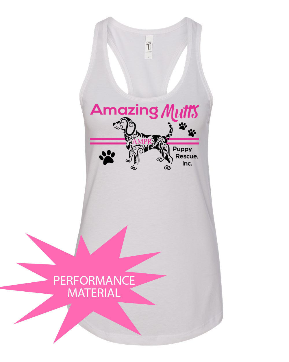 AMPR Performance Racerback Tank Top Design 9