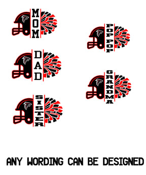 Falcons Cheer Blanket Design 2