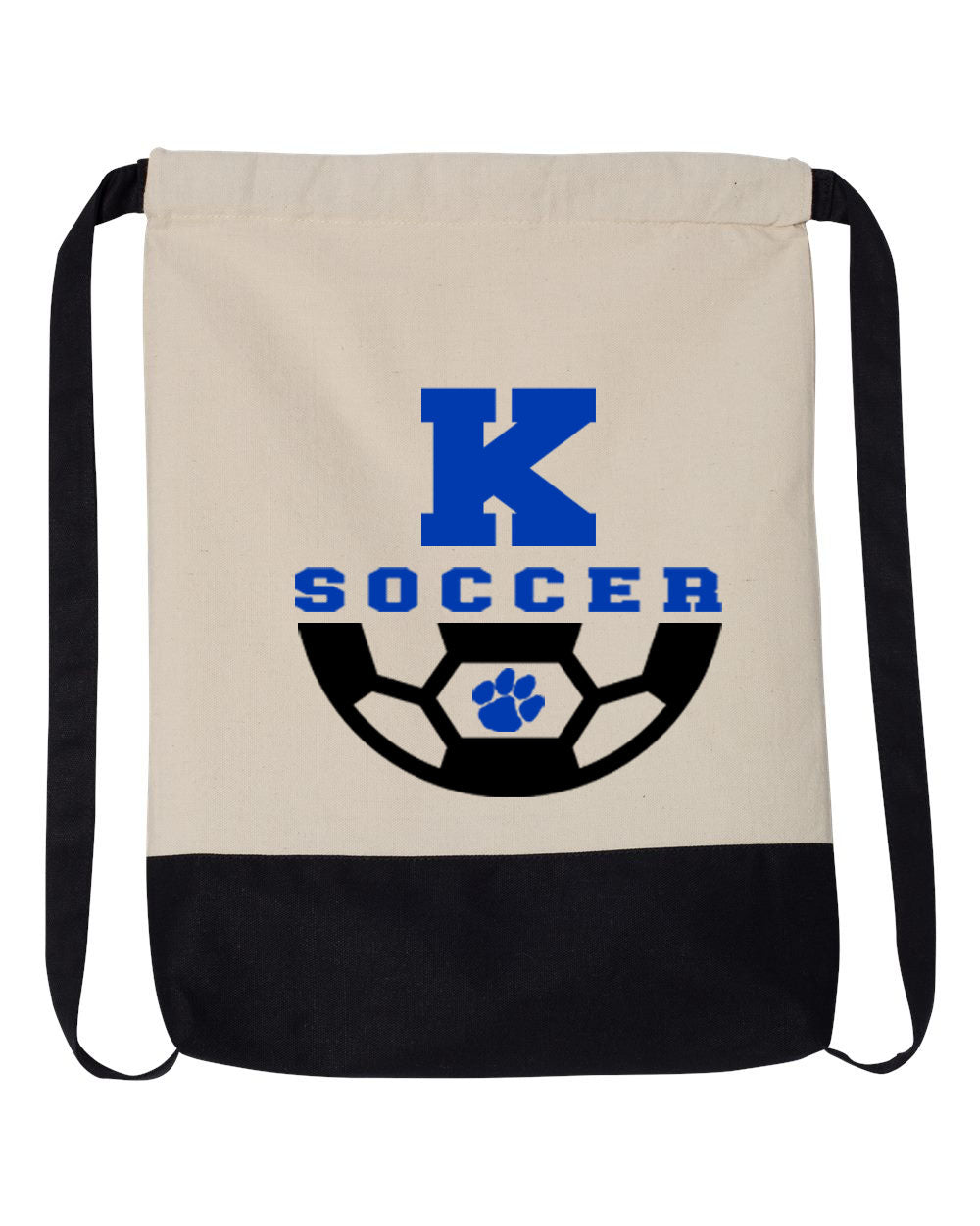 Kittatinny Soccer Design 4 Drawstring Bag