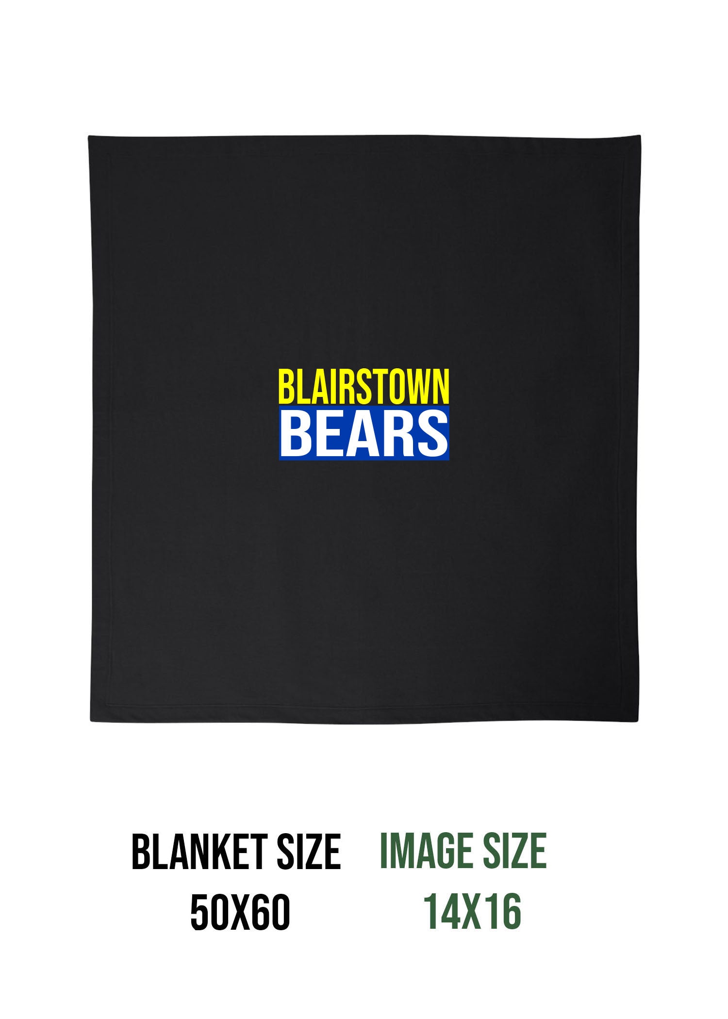 Blairstown Bears Design 12 Blanket