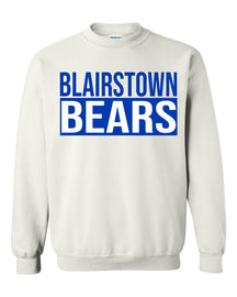 Blairstown Bears Design 12 non hooded sweatshirt