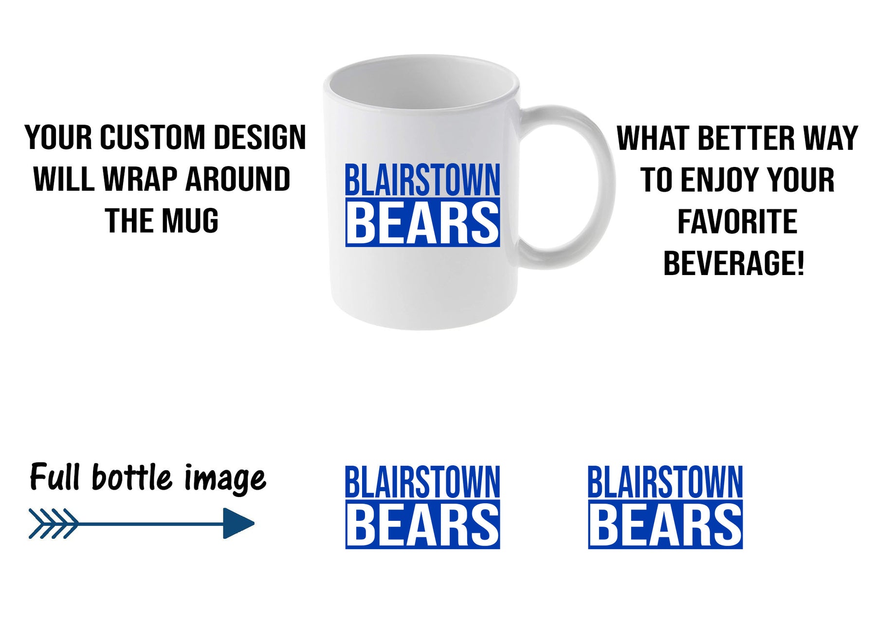Blairstown Bears Design 12 Mug