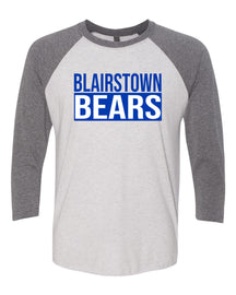 Blairstown Bears Design 12 raglan shirt