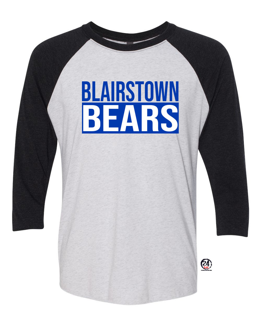 Blairstown Bears Design 12 raglan shirt