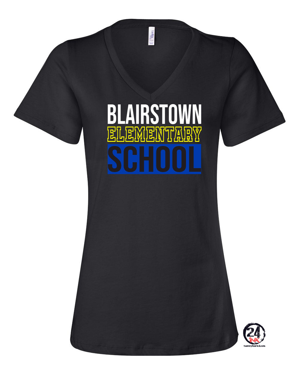 Blairstown Bears Design 13 V-neck T-Shirt