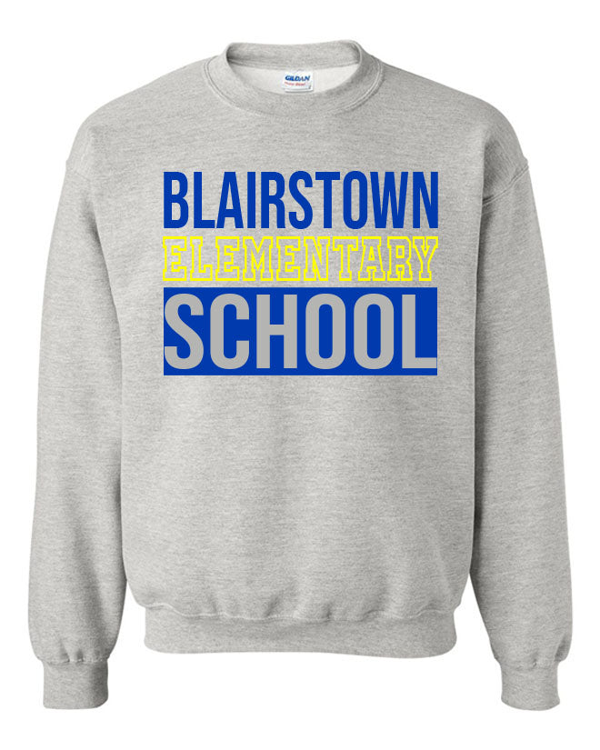 Blairstown Bears Design 13 non hooded sweatshirt