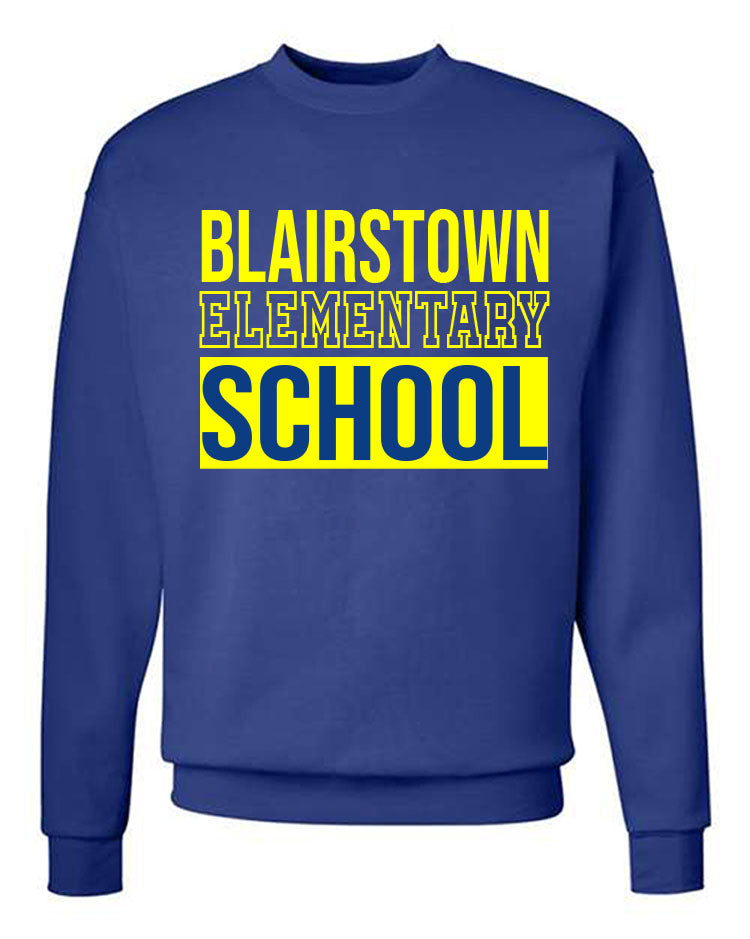 Blairstown Bears Design 13 non hooded sweatshirt