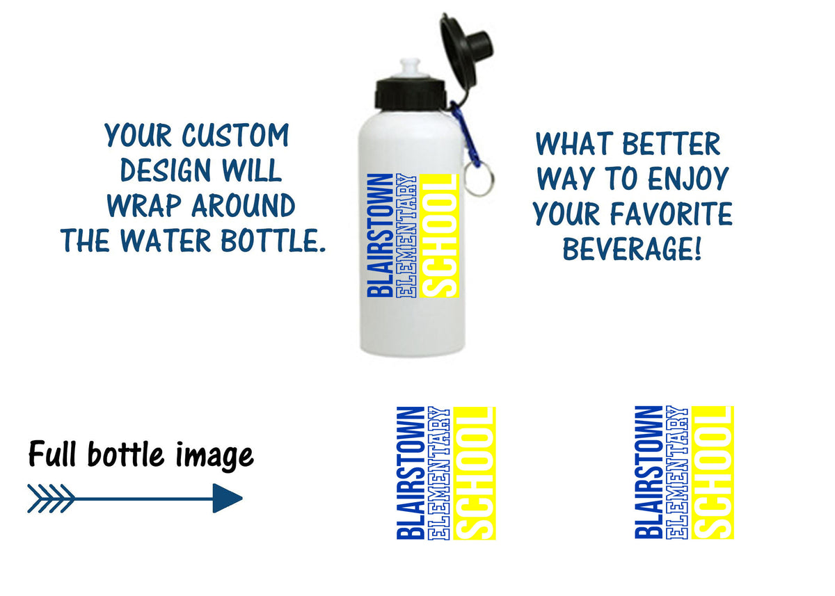 Blairstown Bears Design 13 Water Bottle