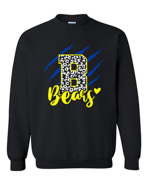 Blairstown Bears Design 11 non hooded sweatshirt