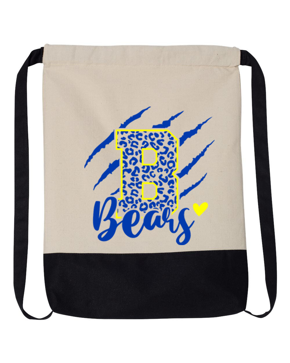 Blairstown Bears Drawstring Bag Design 11