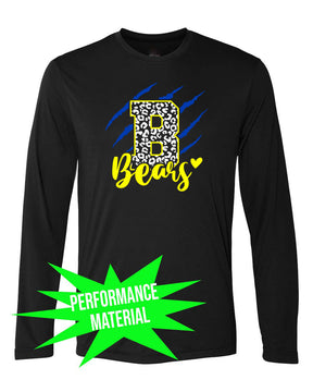 Blairstown Bears Performance Material Design 11 Long Sleeve Shirt