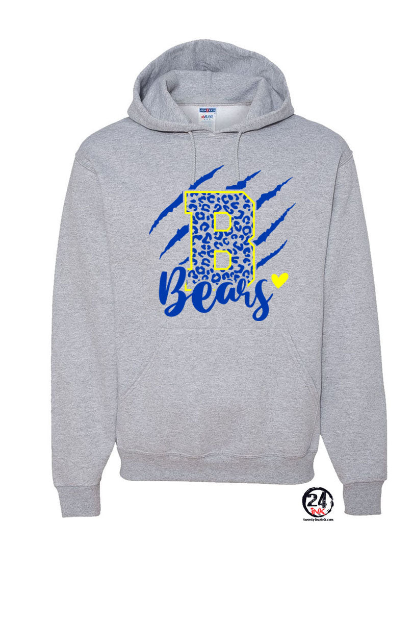 Blairstown Bears Design 11 Hooded Sweatshirt