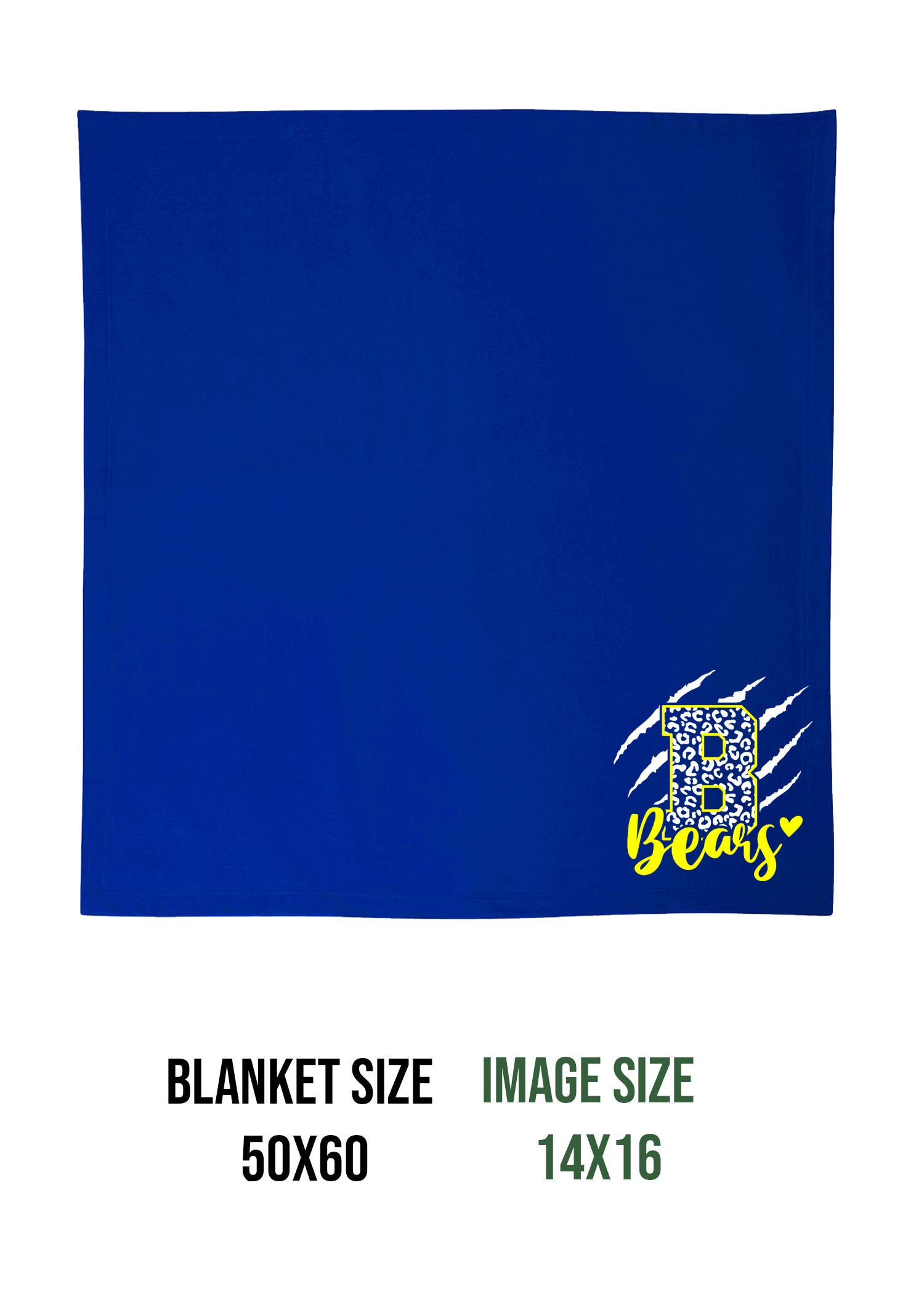 Blairstown Bears Design 11 Blanket