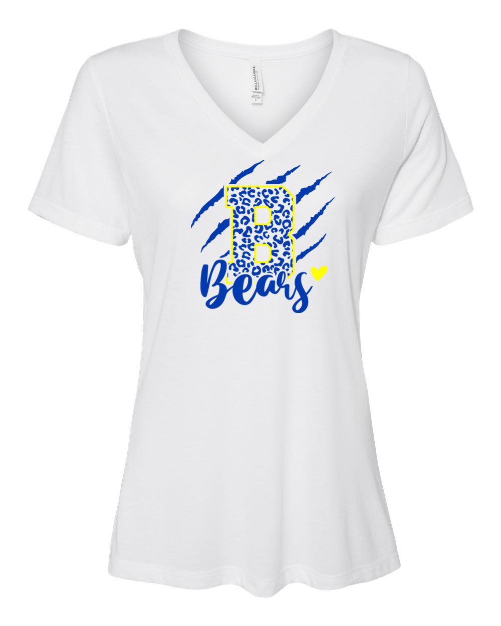 Blairstown Bears Design 11 V-neck T-Shirt