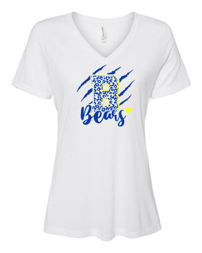 Blairstown Bears Design 11 V-neck T-Shirt