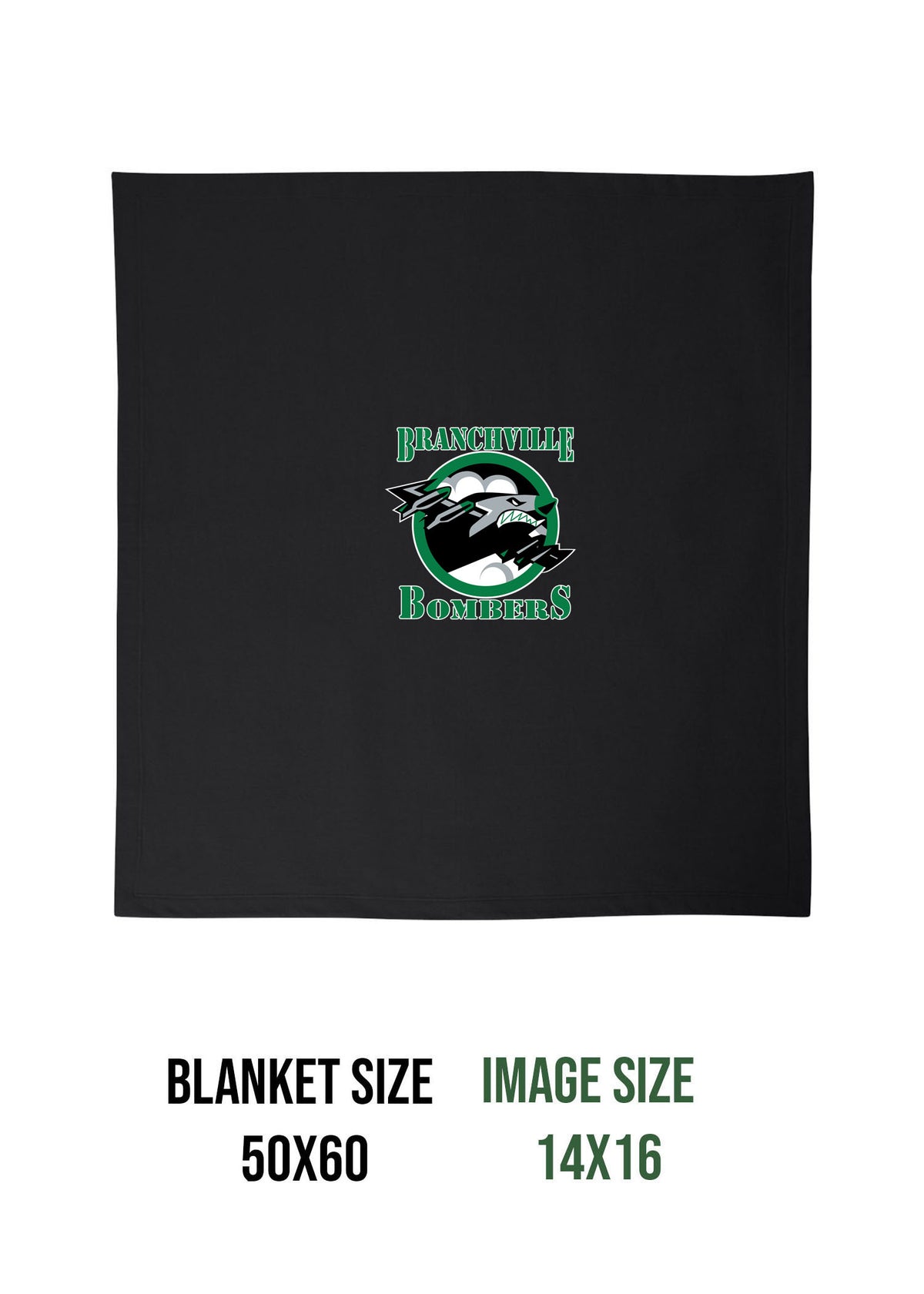 Bombers Wrestling Blanket Design 1