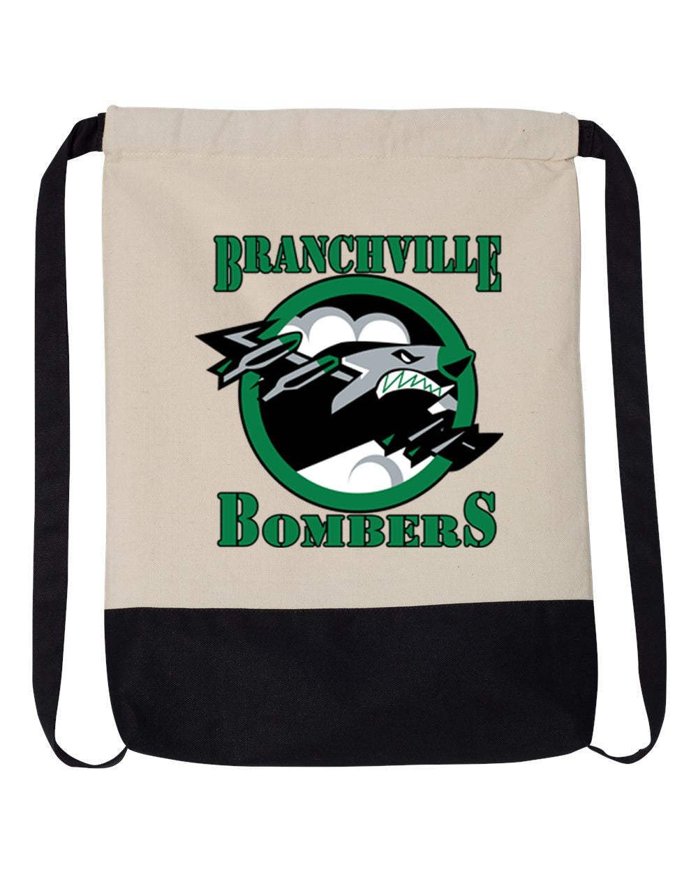 Bombers Wrestling Drawstring Bag Design 1