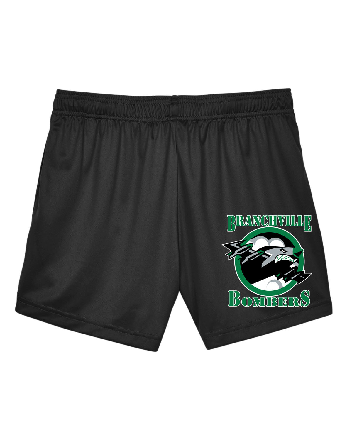 Bombers Wrestling Ladies Performance Shorts Design 1