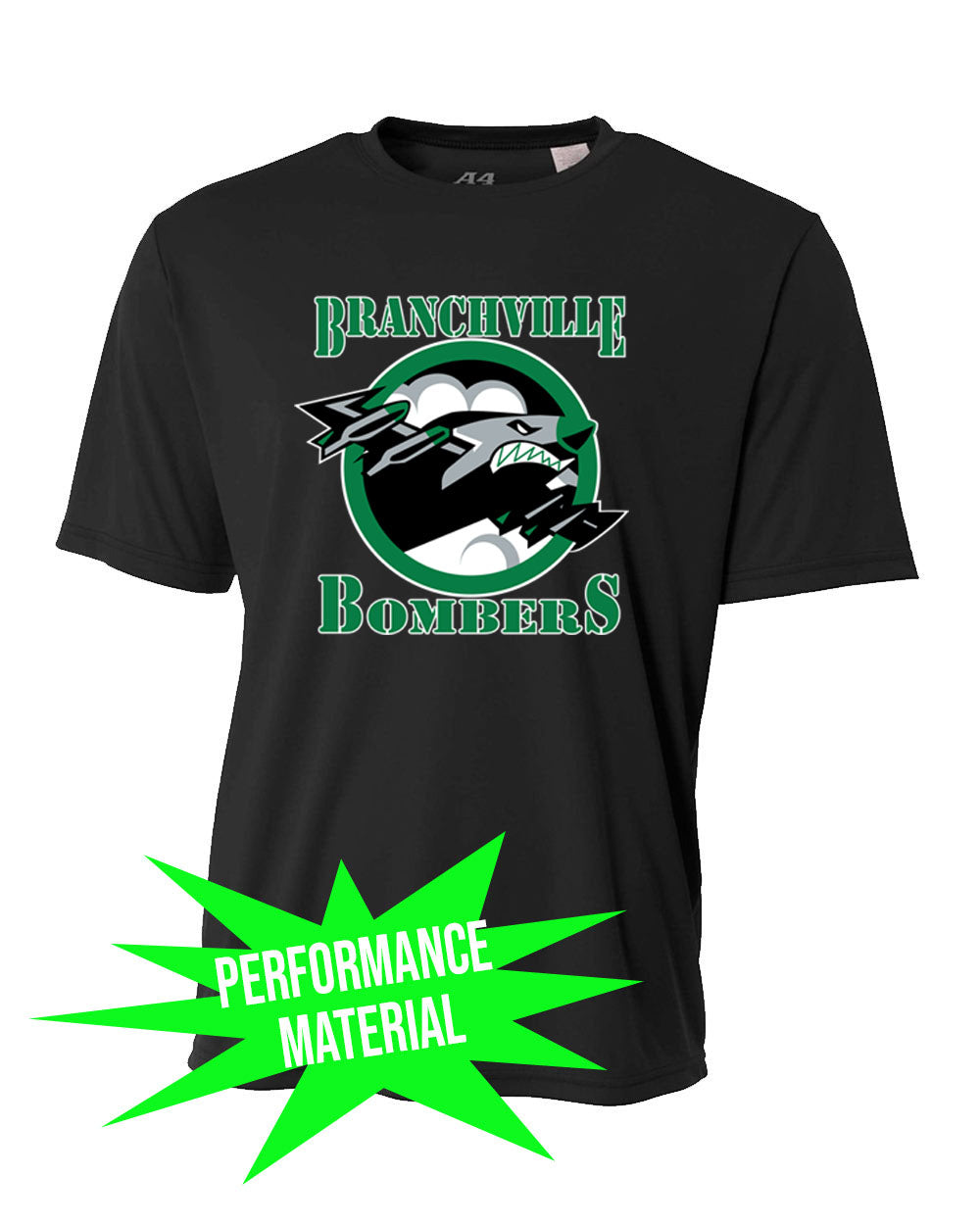 Bombers Wrestling Performance Material T-Shirt Design 1