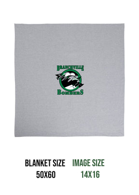 Bombers Wrestling Blanket Design 1