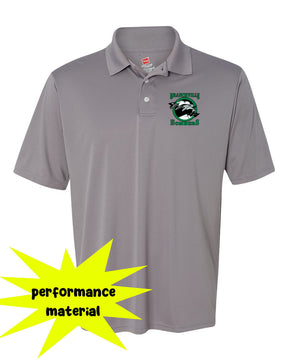 Bombers Wrestling Performance Material Polo T-Shirt Design 1