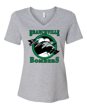 Bombers Wrestling V-neck T-Shirt Design 1