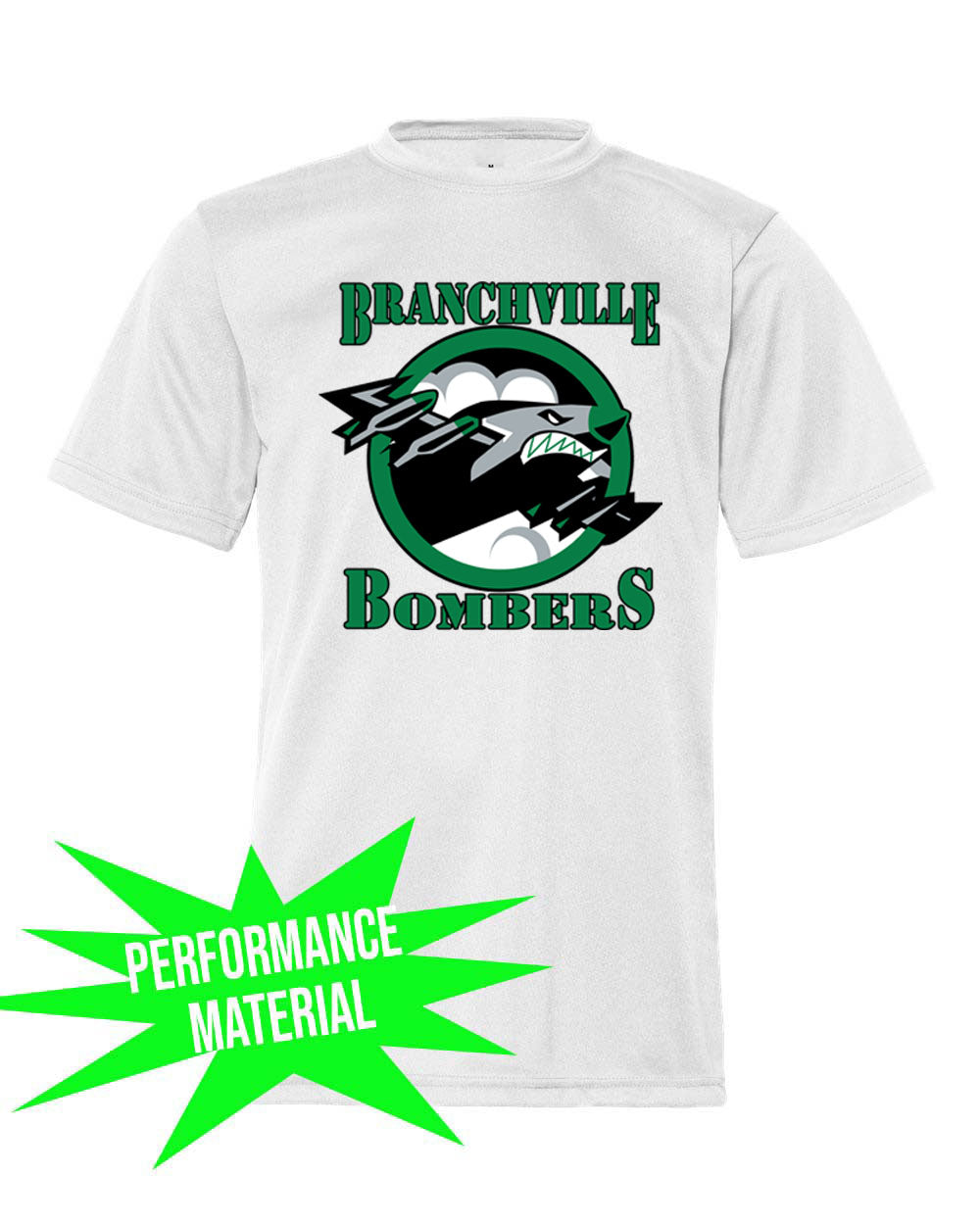 Bombers Wrestling Performance Material T-Shirt Design 1