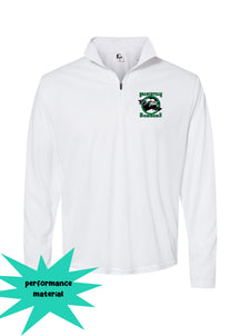 Bombers Wrestling Quarter Zip Long Sleeve Shirt Design 1