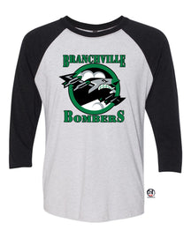 Bombers Wrestling raglan shirt Design 1