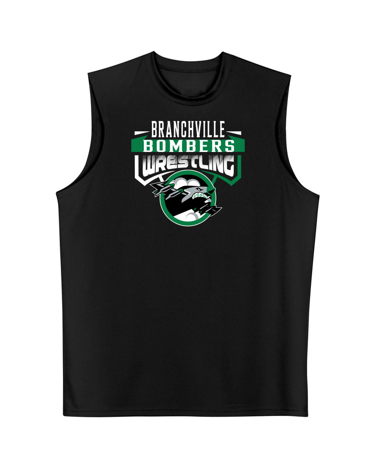 Bombers Wrestling Men's Performance Tank Top Design 2