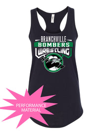 Bombers Wrestling Performance Racerback Tank Top Design 2