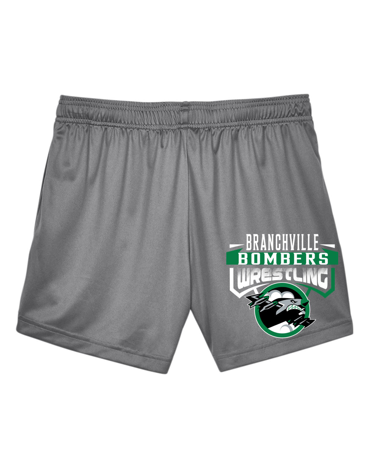 Bombers Wrestling Ladies Performance Shorts Design 2