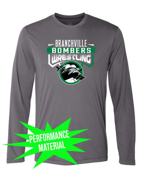 Bombers Wrestling Performance Material Long Sleeve Shirt Design 2