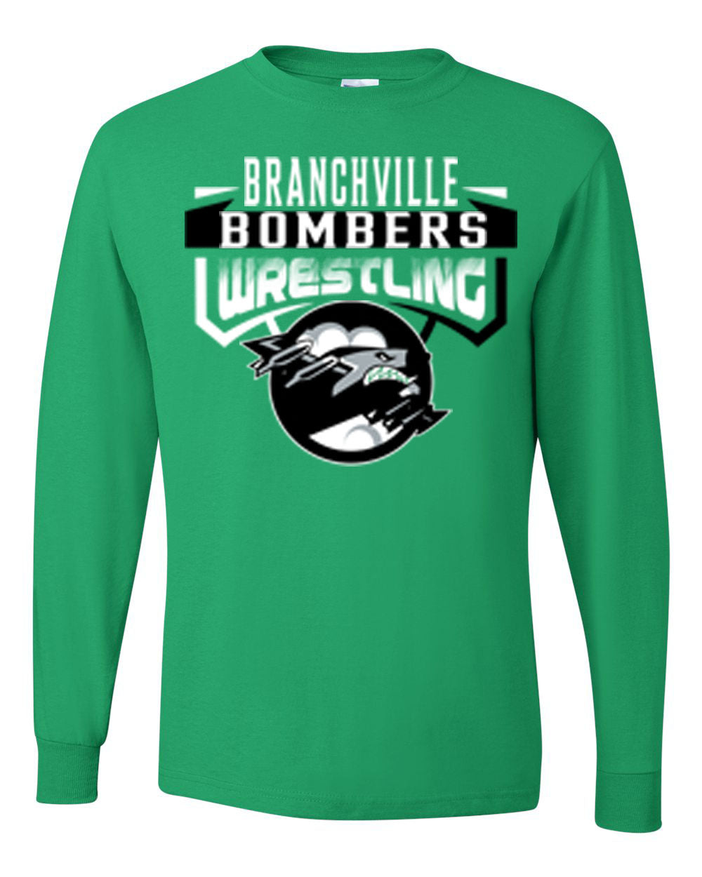 Bombers Wrestling Long Sleeve Shirt Design 2