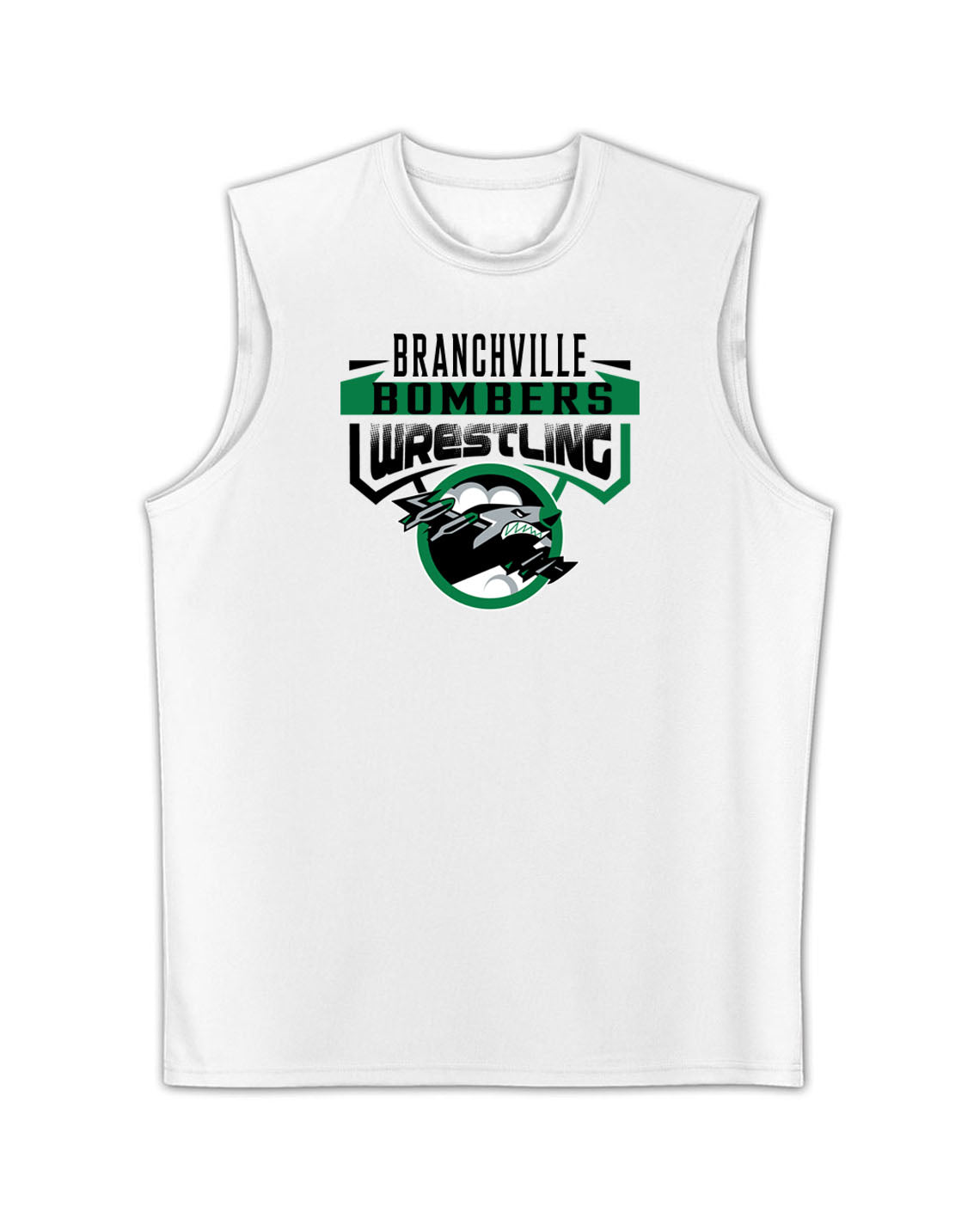 Bombers Wrestling Men's Performance Tank Top Design 2