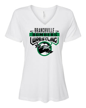 Bombers Wrestling V-neck T-Shirt Design 2