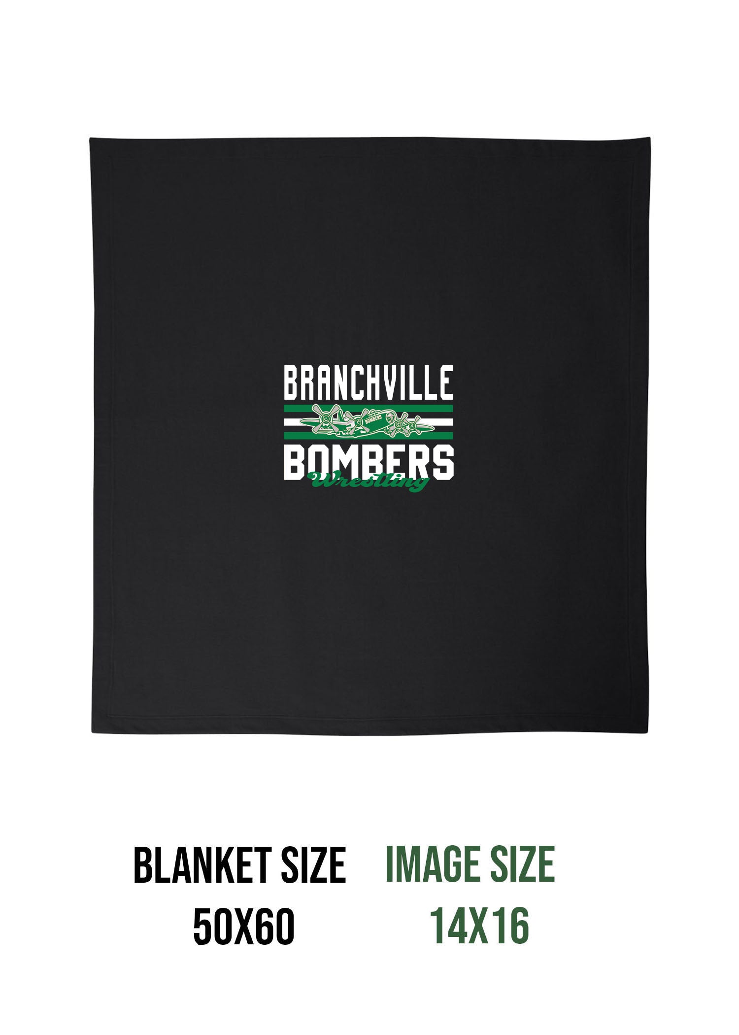 Bombers Wrestling Blanket Design 3