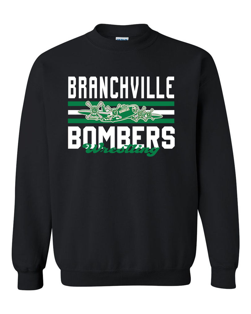 Bombers Wrestling non hooded sweatshirt Design 3