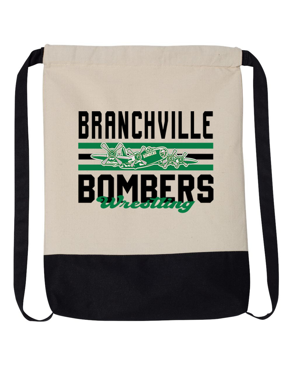 Bombers Wrestling Drawstring Bag Design 3