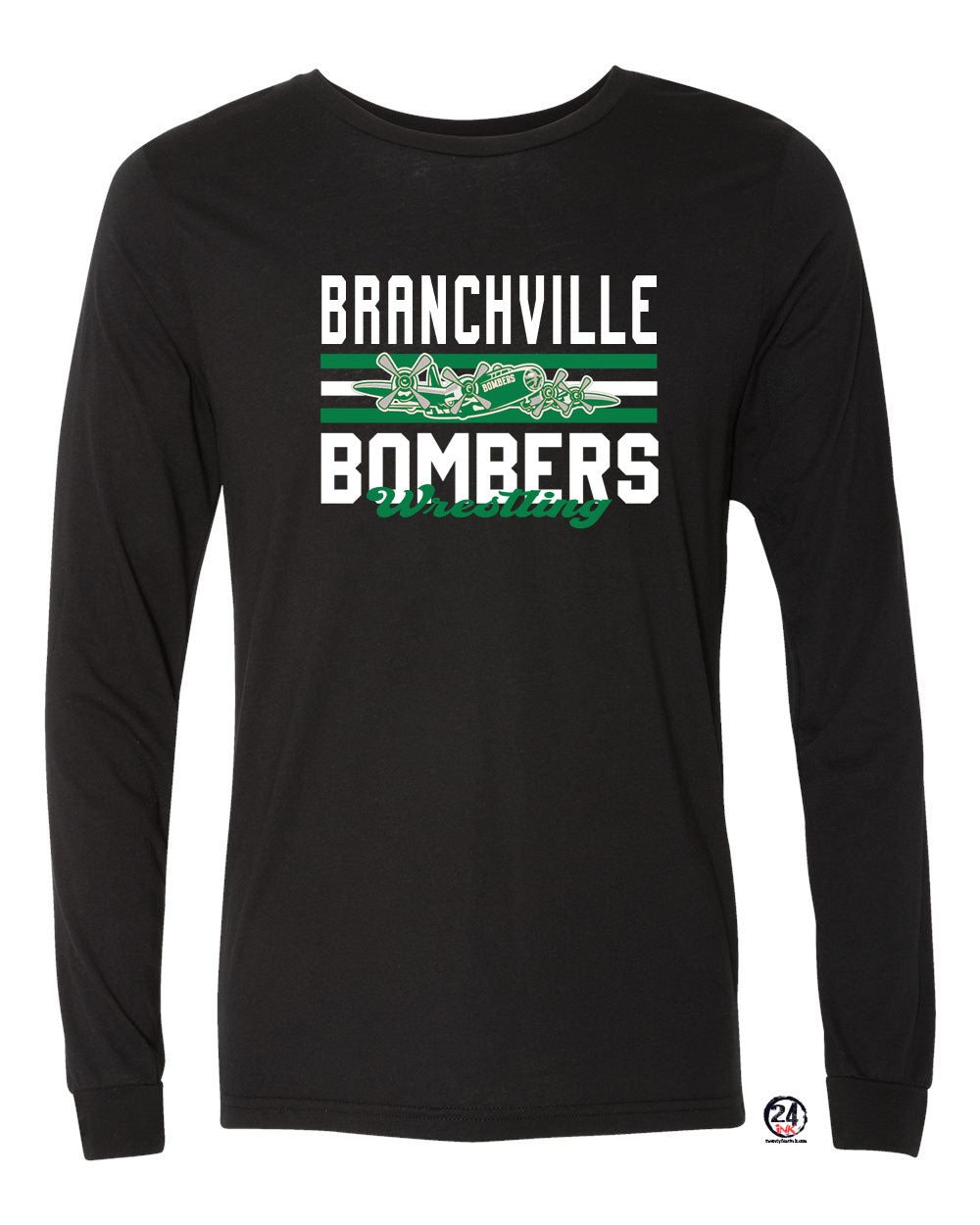 Bombers Wrestling Long Sleeve Shirt Design 3