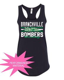 Bombers Wrestling Performance Racerback Tank Top Design 3