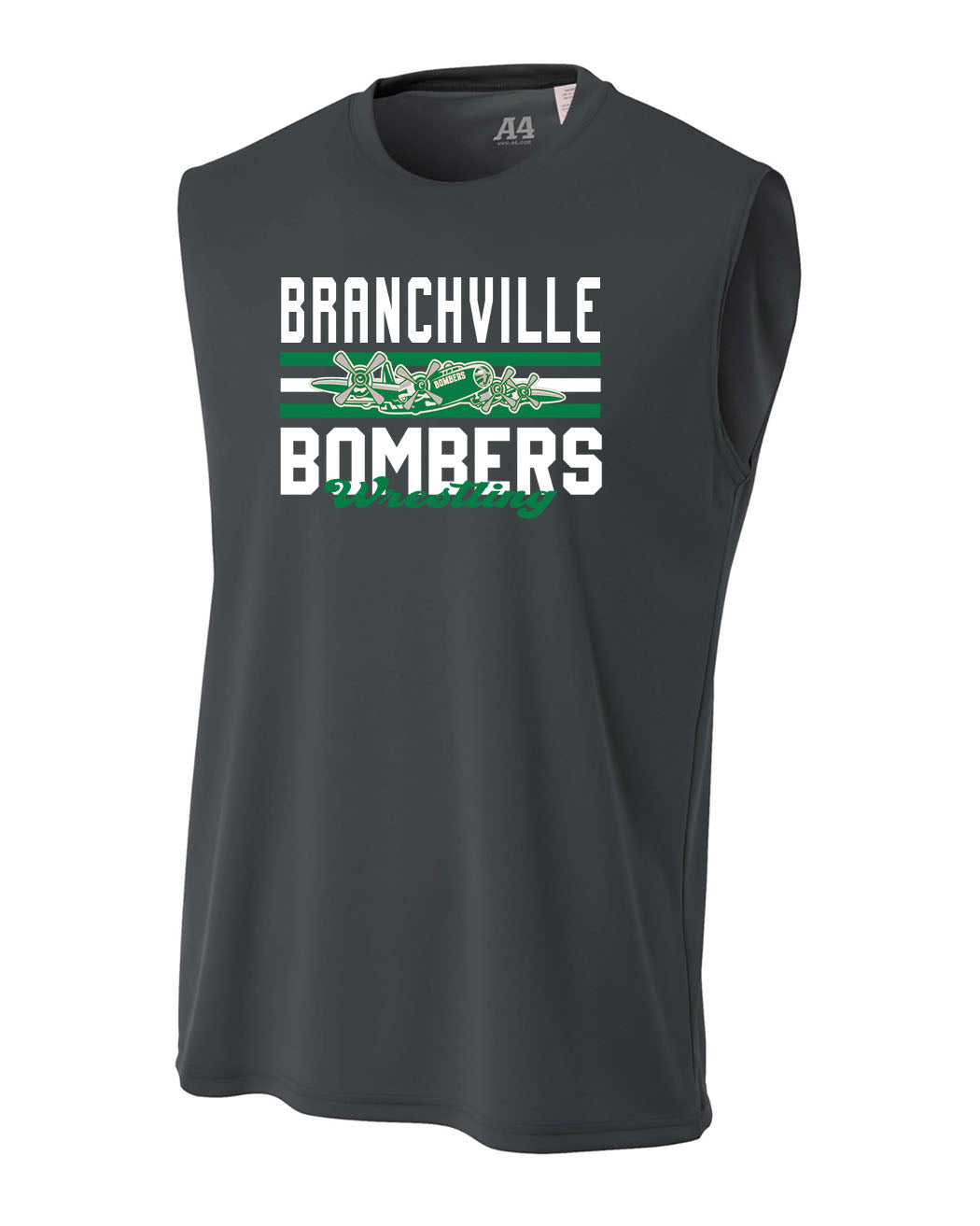 Bombers Wrestling Men's Performance Tank Top Design 3