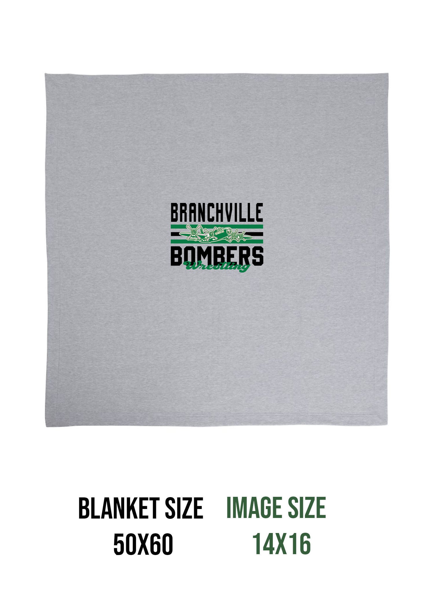 Bombers Wrestling Blanket Design 3