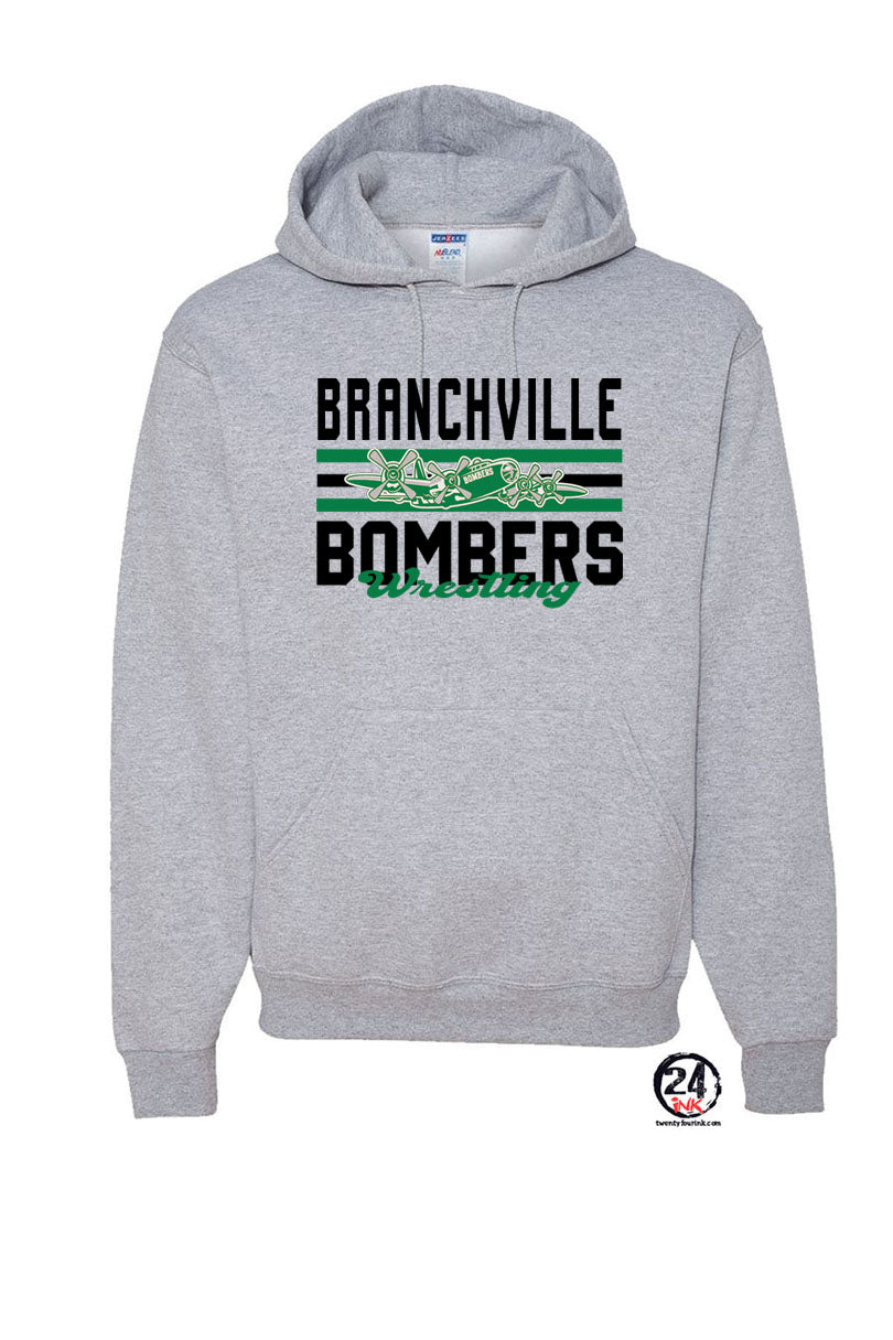 Bombers Wrestling Hooded Sweatshirt Design 3