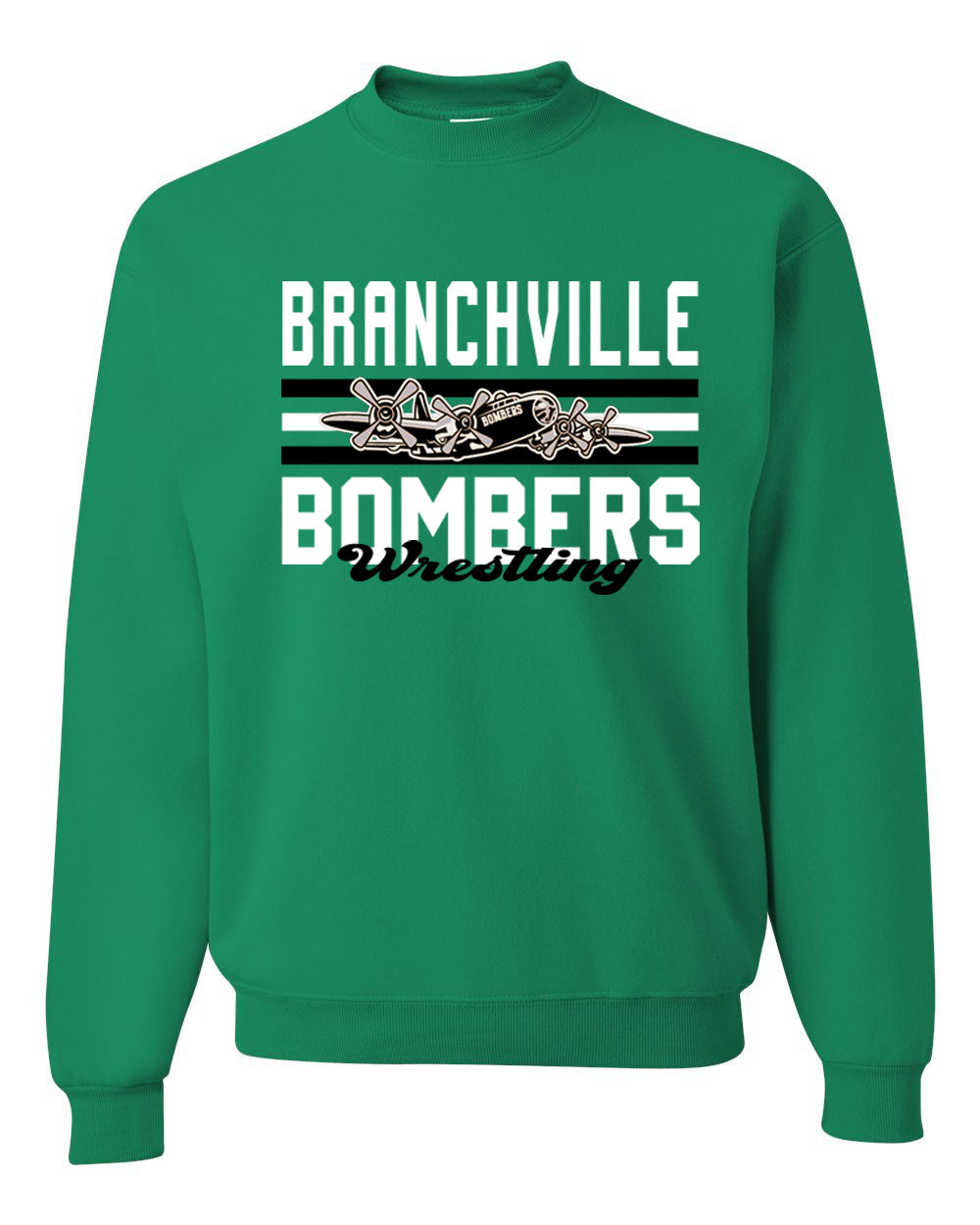 Bombers Wrestling non hooded sweatshirt Design 3