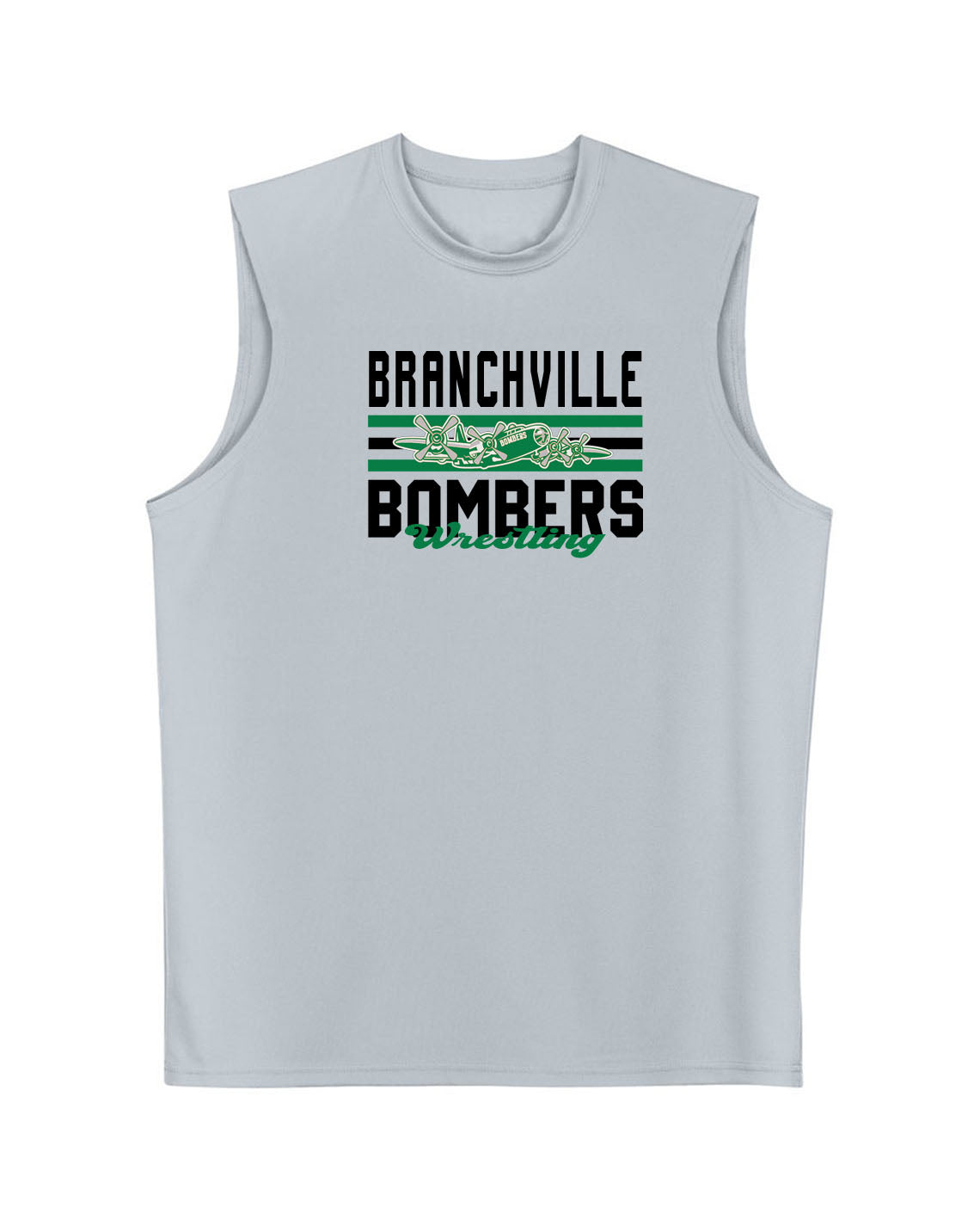 Bombers Wrestling Men's Performance Tank Top Design 3